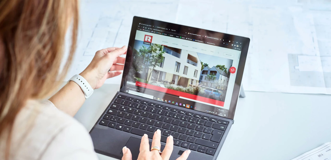 Microsoft Surface Website Closeup Plan Architekt