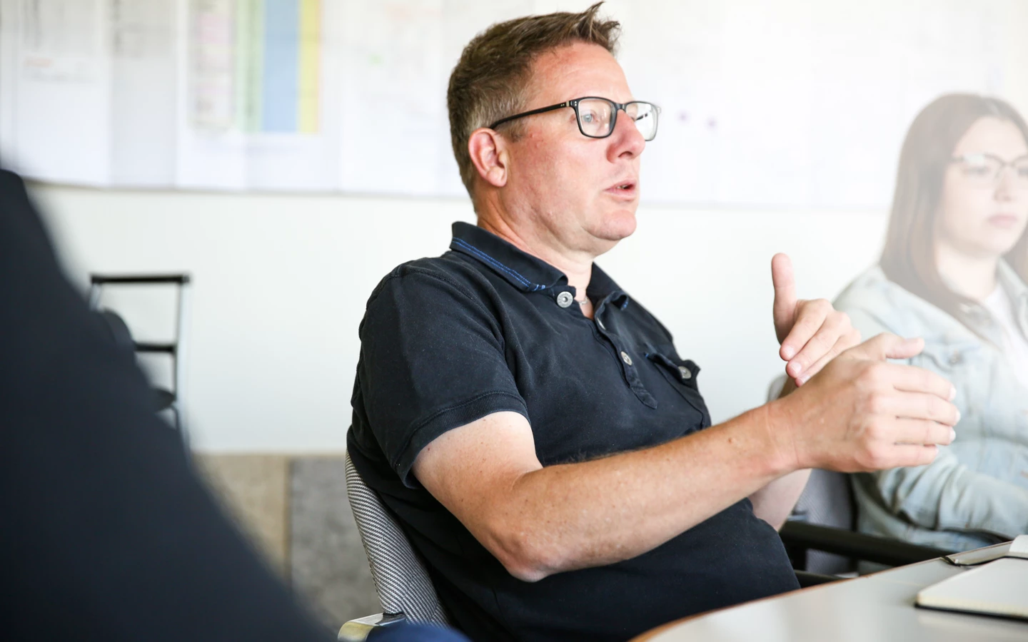 Tiefbau-Teamleiter Roland Marte im Gespräch