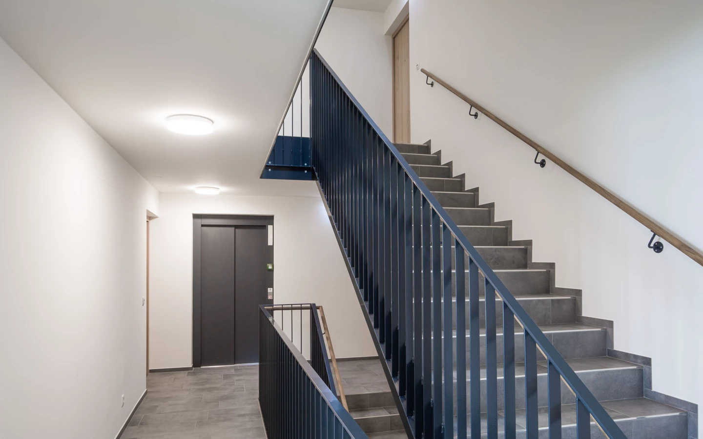 Wohnanlage Bahnhofsstrasse Vandans Stiegenhaus