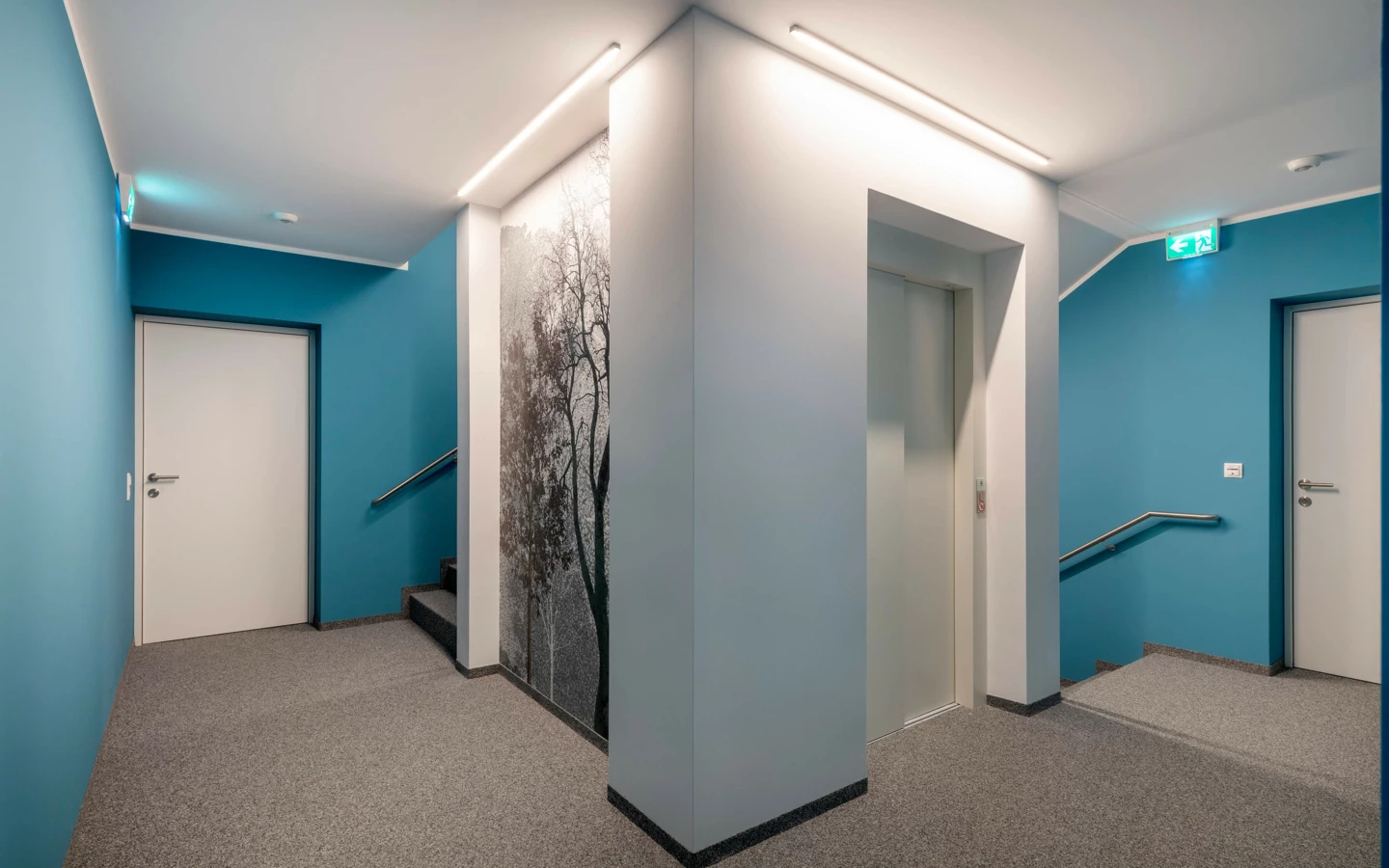 Wohnanlage Zürcherstrasse Bludenz Gang