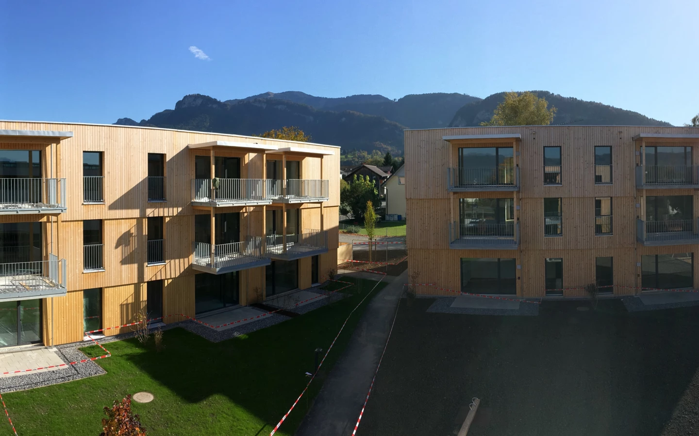 Die Wohnanlage Blattur in Götzis.