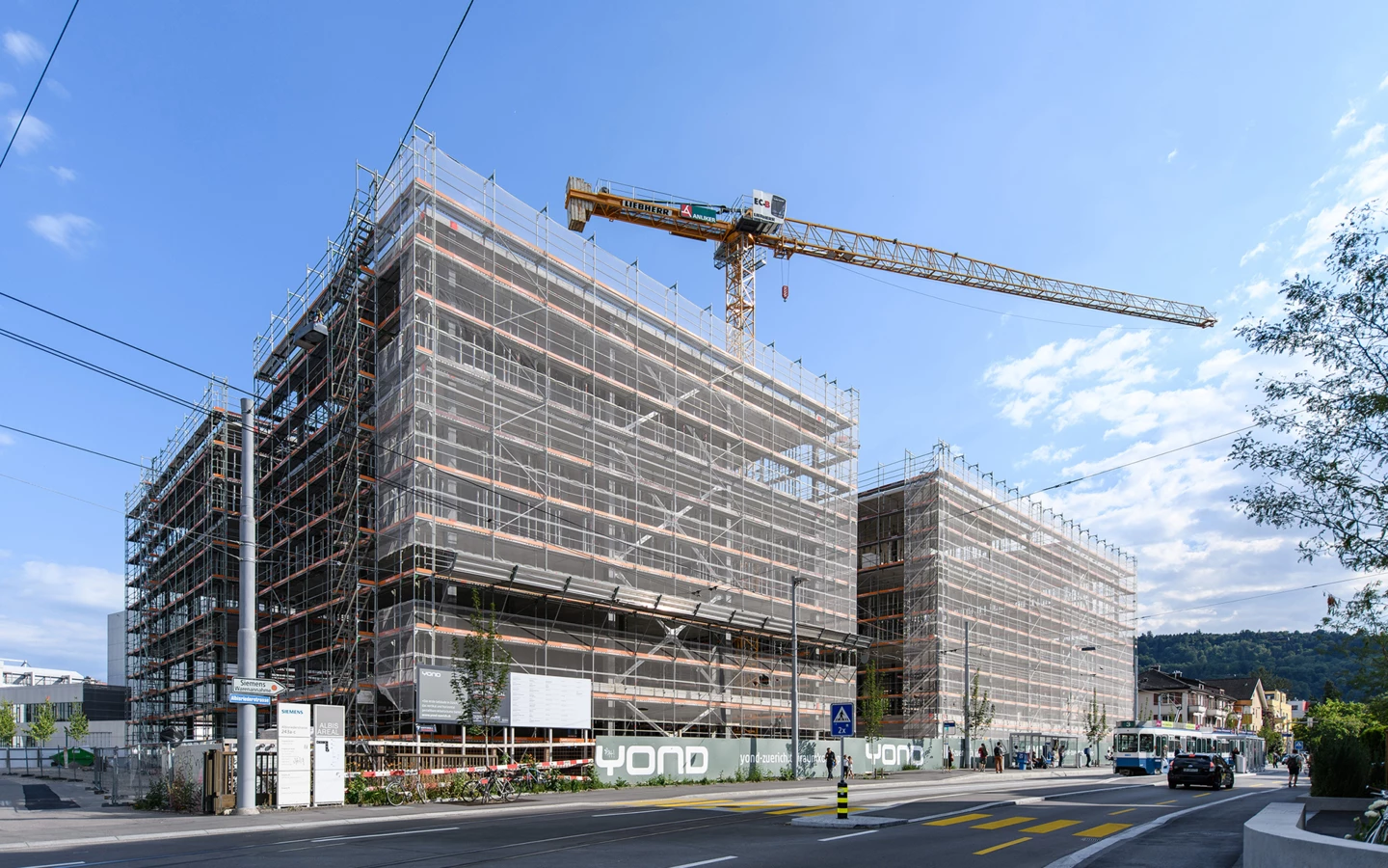 Ende Juni fand das Aufrichtfest beim Projekt YOND in Zürich statt.