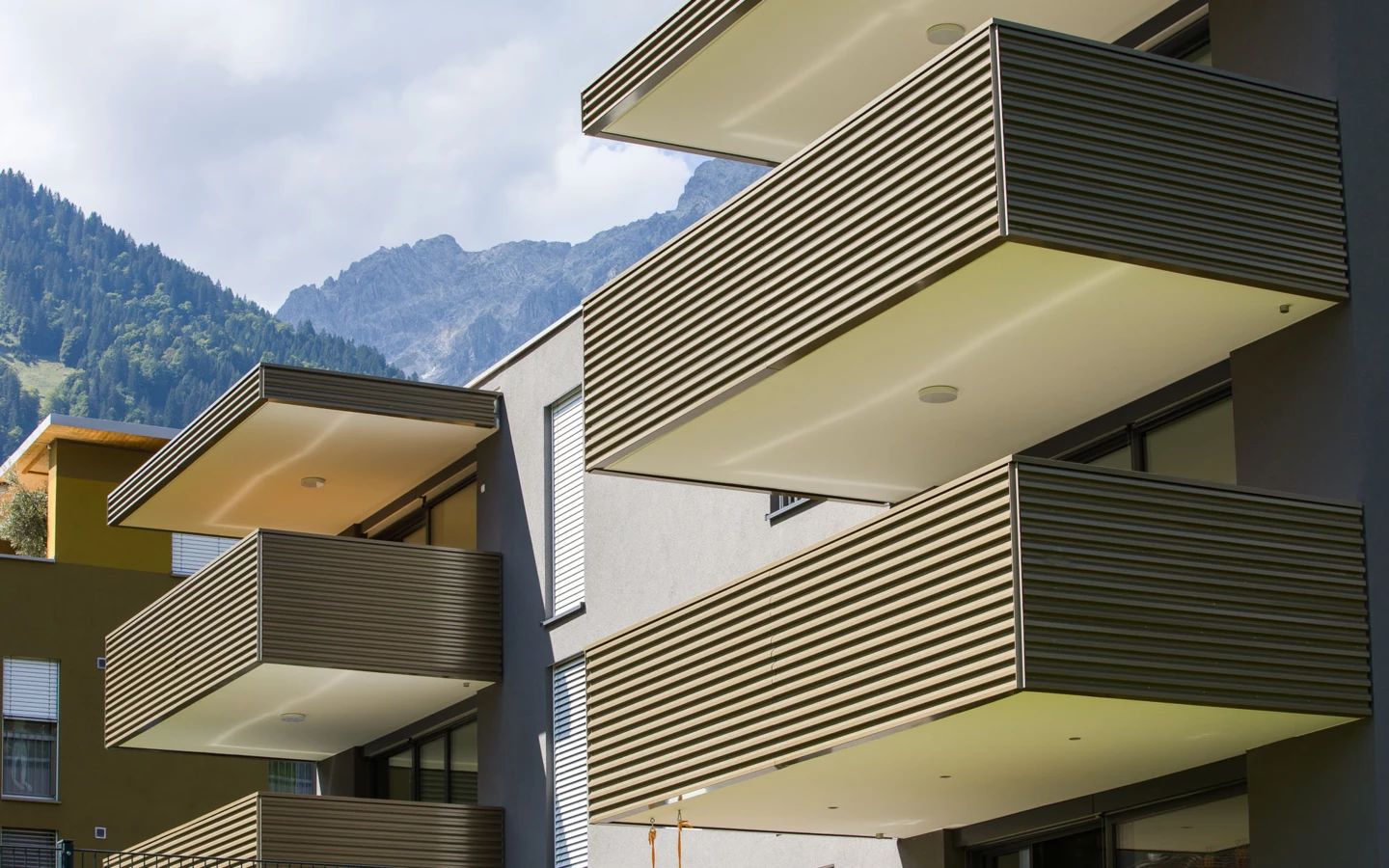 Wohnanlage Bahnhofsstrasse Vandans Balkon