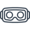 Graues Icon für VR