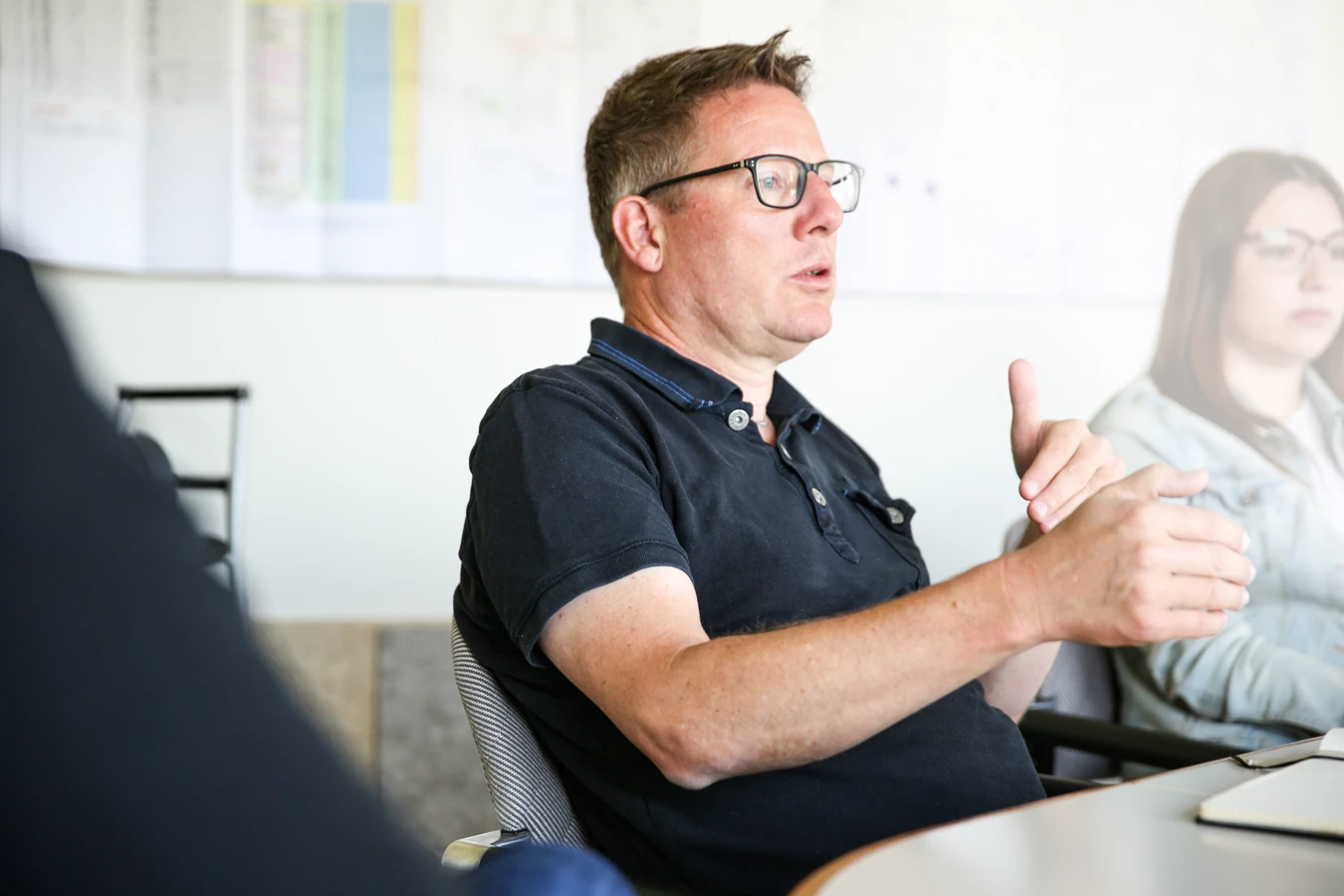 Tiefbau-Teamleiter Roland Marte im Gespräch