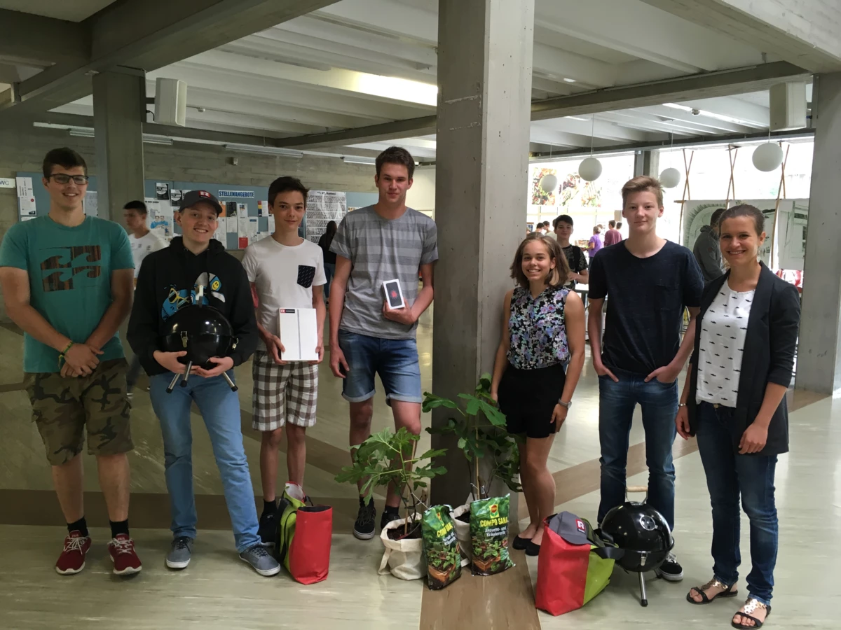 Übergabe der Preise