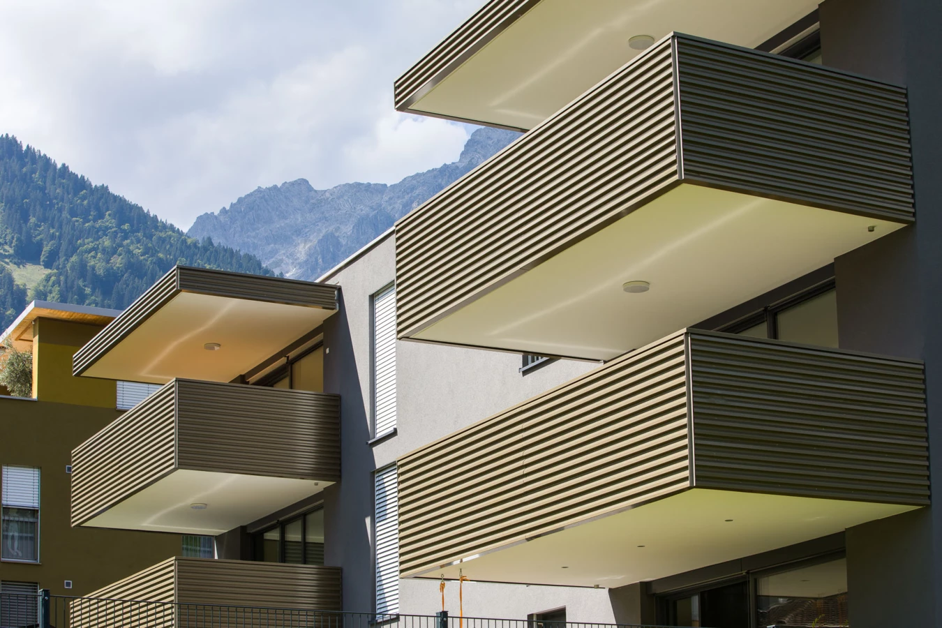 Wohnanlage Bahnhofsstrasse Vandans Balkon